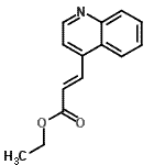 CAS#: 69976-10-9， Ethyl (2E)-3-(4-quinolinyl)acrylate