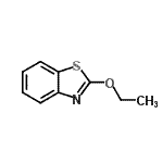结构式 CAS# 70292-64-7, 2-乙氧基-1,3-苯并噻唑