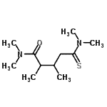 CAS 登录号：70481-41-3， 5-(二甲基氨基)-N,N,2,3-四甲基-5-噻吩基氧代戊酰胺