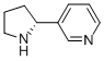 结构式 CAS# 7076-23-5, (R)-3-(吡咯烷-2-基)吡啶