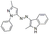 CAS#: 70892-84-1， 2-Methyl-3-[(3-Methyl-1-Phenyl-1H-Pyrazol-5-Yl)Azo]-1H-Indole