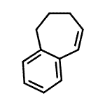 结构式 CAS# 7125-62-4, 6,7-二氢-5H-苯并[7]环轮烯