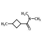 CAS#: 71473-97-7， N,N,3-Trimethylcyclobutanecarboxamide