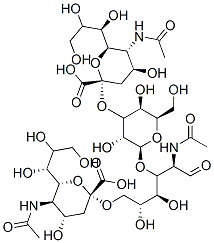 CAS#: 71764-07-3， (2S,4S,5R,6R)-5-Acetamido-2-[(2R,3R,4S,5S,6R)-2-[(2R,3R,4S,5R)-2-Acetamido-6-[(2R,4S,5R,6R)-5-Acetamido-2-Carboxy-4-Hydroxy-6-[(1R,2R)-1,2,3-Trihydroxypropyl]Oxan-2-Yl]Oxy-4,5-Dihydroxy-1-Oxo-Hexan-3-Yl]Oxy-3,5-Dihydroxy-6-(Hydroxymethyl)Oxan-4-Yl]Oxy-4-Hydroxy-6-[(1R,2R)-1,2,3-Trihydroxypropyl]Oxane-2-Carboxylic Acid