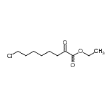 结构式 CAS# 717919-91-0, 乙基8-氯-2-氧代辛酸酯