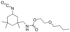 CAS#: 72152-95-5， 2-Butoxyethyl N-[[(1R,5S)-5-Isocyanato-1,3,3-Trimethylcyclohexyl]Methyl]Carbamate