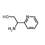 结构式 CAS# 724463-80-3, 2-氨基-2-(2-吡啶基)乙醇