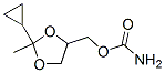CAS#: 7249-89-0， (2-Cyclopropyl-2-Methyl-1,3-Dioxolan-4-Yl)Methyl Carbamate