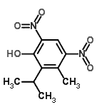 CAS#: 7257-41-2， 2-Isopropyl-3-methyl-4,6-dinitrophenol