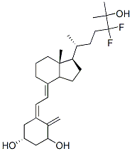 CAS 登录号：72696-49-2， (1S,3R,5Z)-5-[(2E)-2-[(1R,3aS,7aR)-1-[(2R)-5,5-二氟-6-羟基-6-甲基庚烷-2-基]-7a-甲基-2,3,3a,5,6,7-六氢-1H-茚-4-亚基]亚乙基]-4-亚甲基环己烷-1,3-二醇