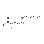 CAS 登录号：73199-73-2， 4-羟基丁基4-(二甲基氨基)-4-噻吩基氧代丁酸酯