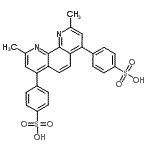 CAS 登录号：73348-75-1， 4,4'-(2,9-二甲基-1,10-菲咯啉-4,7-二基)二苯磺酸