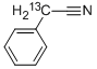 结构式 CAS# 73368-35-1, 苄基-alpha-13C 氰化物