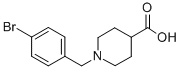 结构式 CAS# 733797-83-6, 1-(4-溴-苄基)-哌啶-4-羧酸盐酸盐