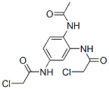 CAS#: 73623-33-3， N-[2-Acetamido-5-[(2-Chloroacetyl)Amino]Phenyl]-2-Chloroacetamide