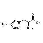 CAS 登录号：736896-55-2， 3-(4-甲基-1H-吡唑-1-基)丙氨酸