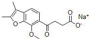CAS#: 73698-60-9， Sodium 4-(7-Methoxy-2,3-Dimethyl-1-Benzofuran-6-Yl)-4-Oxobutanoate