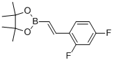 结构式 CAS# 736987-78-3, (E)-2-(2,4-二氟苯基)乙烯基硼酸频哪醇酯