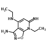 CAS#: 737754-41-5， N<sup>4</sup>,7-Diethyl-6-imino-6,7-dihydro[1,2]oxazolo[5,4-b]pyridine-3,4-diamine