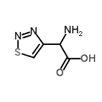 CAS#: 738546-58-2， Amino(1,2,3-thiadiazol-4-yl)acetic acid
