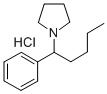 CAS#: 74332-87-9， 1-(1-Phenylpentyl)Pyrrolidine Hydrochloride