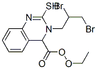CAS 登录号：74332-98-2， 3-(2,3-二溴丙基)-4-羟基-2-巯基-1H-喹唑啉-4-羧酸乙酯