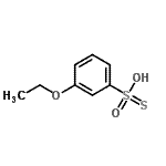 CAS#: 743375-06-6， 3-Ethoxybenzenesulfonothioic S-acid