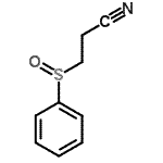 CAS 登录号：74338-75-3， 3-(苯基亚磺酰)丙腈