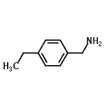 结构式 CAS# 7441-43-2, 1-(4-乙基苯基)甲胺