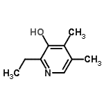CAS 登录号：744142-99-2， 2-乙基-4,5-二甲基-3-吡啶醇