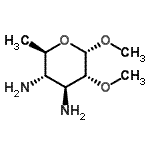 CAS#: 744975-92-6， Methyl 3,4-diamino-3,4,6-trideoxy-2-O-methyl-alpha-D-glucopyranoside
