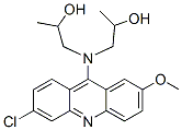 CAS#: 7469-92-3， 1-[(6-Chloro-2-Methoxy-Acridin-9-Yl)-(2-Hydroxypropyl)Amino]Propan-2-Ol