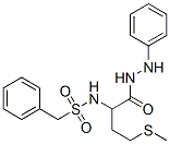 CAS 登录号：7475-22-1， N-[1-(苯胺基氨基甲酰)-3-甲硫基-丙基]-1-苯基-甲烷磺酰胺