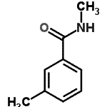 结构式 CAS# 74786-81-5, N,3-二甲基苯甲酰胺