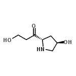 CAS#: 748741-73-3， 3-Hydroxy-1-[(2S,4R)-4-hydroxy-2-pyrrolidinyl]-1-propanone