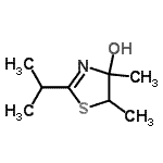 CAS#: 749792-07-2， 2-Isopropyl-4,5-dimethyl-4,5-dihydro-1,3-thiazol-4-ol