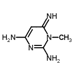 CAS 登录号：749798-75-2， 6-亚氨基-1-甲基-1,6-二氢-2,4-嘧啶二胺