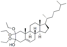 CAS 登录号：75014-44-7， 2-[2-[2-[[(3S,8S,9S,10R,13R,14S,17R)-10,13-二甲基-17-[(2R)-6-甲基庚烷-2-基]-2,3,4,7,8,9,11,12,14,15,16,17-十二氢-1H-环戊并[a]菲-3-基]氧基]乙氧基]乙氧基]乙醇