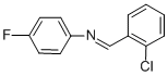 结构式 CAS# 75020-01-8, N-(2-氯苄亚基)-4-氟苯胺