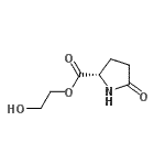CAS#: 7518-82-3， 2-Hydroxyethyl 5-oxo-L-prolinate
