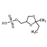 CAS#: 752191-80-3， (2-Ethyl-2-methyl-1,3-dioxolan-4-yl)methyl hydrogen sulfate
