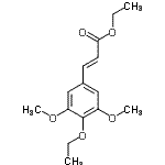 CAS#: 75332-50-2， Ethyl (2E)-3-(4-ethoxy-3,5-dimethoxyphenyl)acrylate