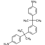 CAS 登录号：7544-54-9， 4,4'-(1,3-亚苯基二-2,2-丙烷二基)二苯胺
