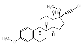 CAS#: 7548-44-9， (8S,9S,13S,14S)-17-(2-Chloroethynyl)-3,17-Dimethoxy-13-Methyl-7,8,9,11 ,12,14,15,16-Octahydro-6H-Cyclopenta[a]Phenanthrene