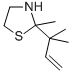 CAS#: 75606-47-2， 2-Methyl-2-(2-Methylbut-3-En-2-Yl)-1,3-Thiazolidine