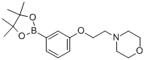 结构式 CAS# 756520-70-4, 3-(2-吗啉基乙氧基)苯硼酸频哪醇酯