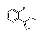 结构式 CAS# 757174-04-2, 3-氟-2-吡啶甲脒