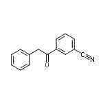 结构式 CAS# 758710-68-8, 3-(苯基乙酰基)苯甲腈