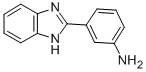 结构式 CAS# 7596-74-9, 3-(1H-苯并咪唑-2-基)苯胺