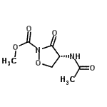 CAS#: 75975-46-1， Methyl (4R)-4-acetamido-3-oxo-1,2-oxazolidine-2-carboxylate